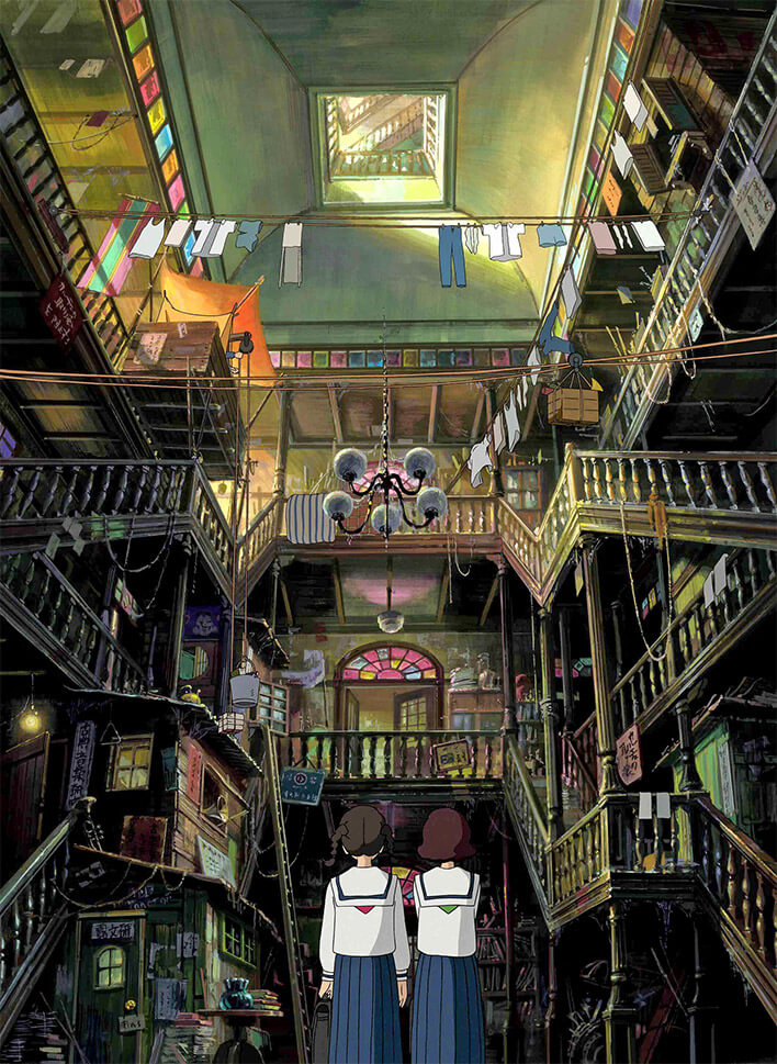 Thiết kế của tòa nhà Latin Quarter do Goro Miyazaki chăm chút là thứ khiến khán giả không khỏi ấn tượng khi xem From Up on Poppy Hill.